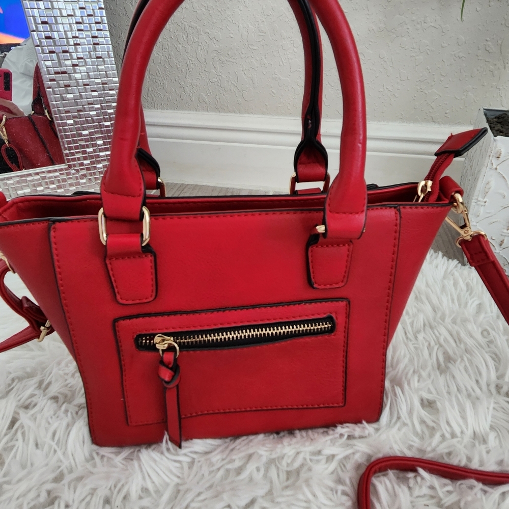 Cute Red Bag with strap